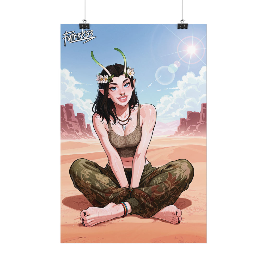 Hippie Girls Feet 01, Mantis V1 | Rolled Poster Art