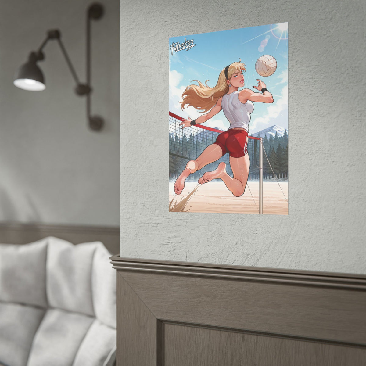 Summer Camp Feet 07, Wonder Girl V1 | Rolled Poster Art