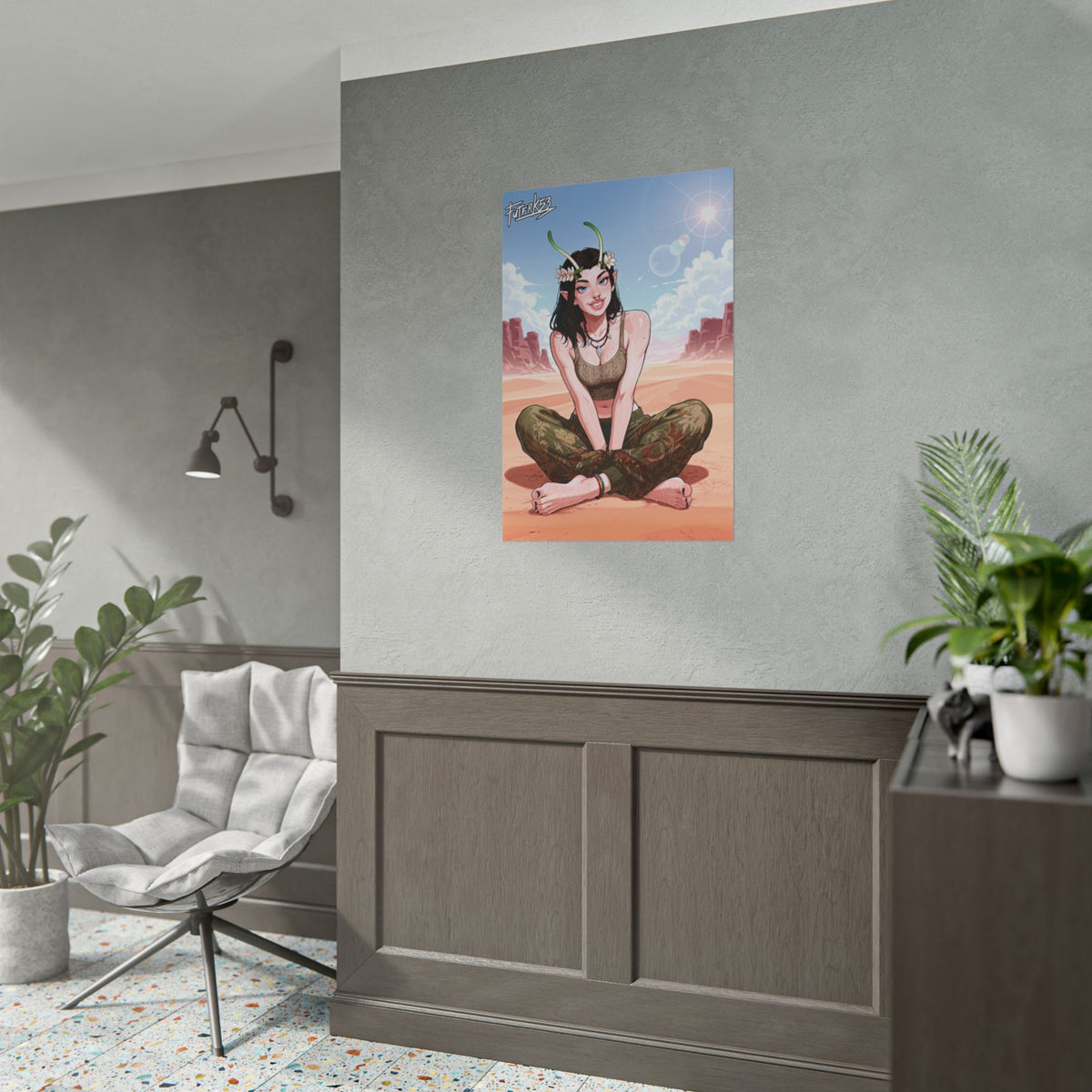 Hippie Girls Feet 01, Mantis V1 | Rolled Poster Art