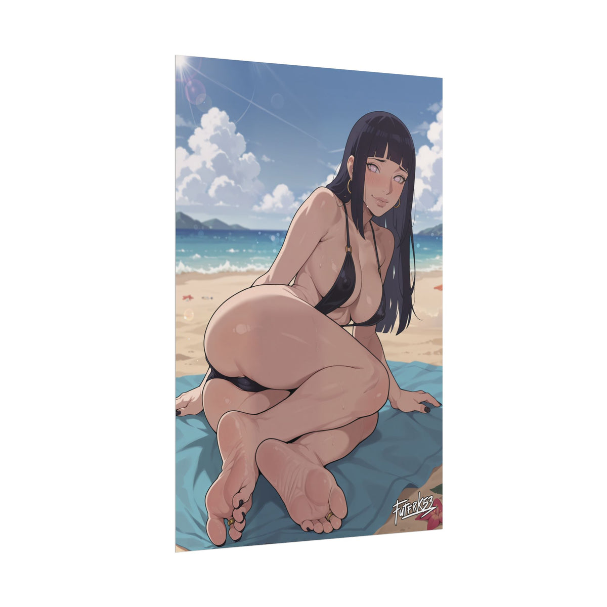 Swimsuit Babes Feet 04, Hinata Hyuga | Rolled Poster Art