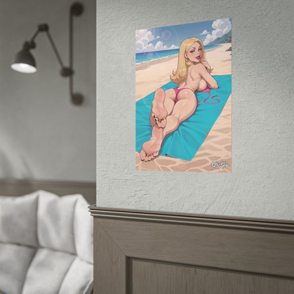 Swimsuit Babes Feet 06, Francine Smith | Rolled Poster Art