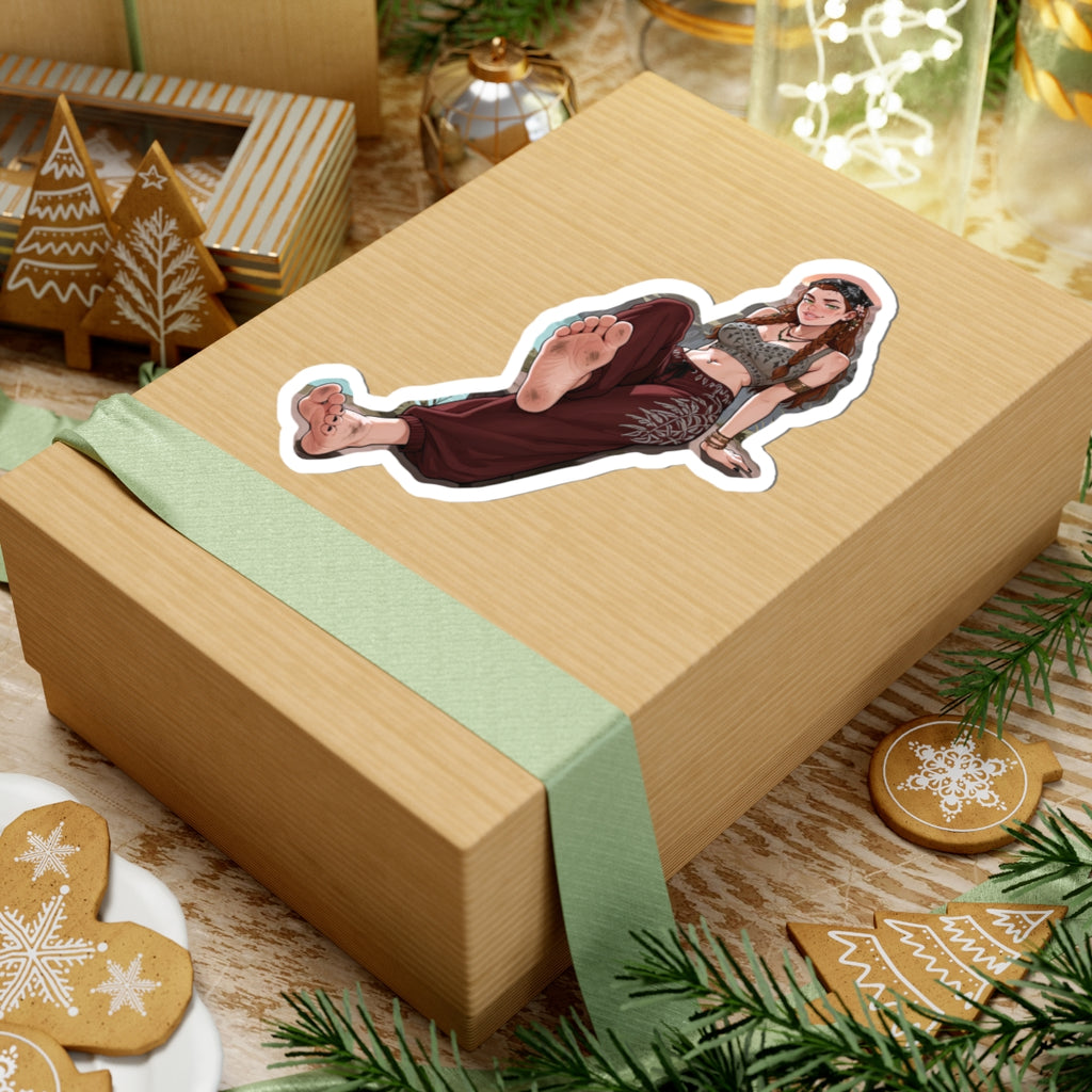 Hippie Girls Feet 02, Aloy V1 | Kiss-Cut Sticker