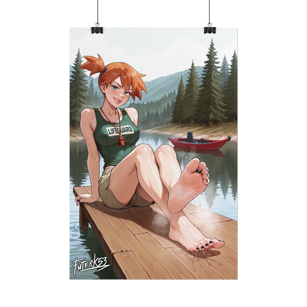 Summer Camp Feet 08, Misty V1 | Rolled Poster Art