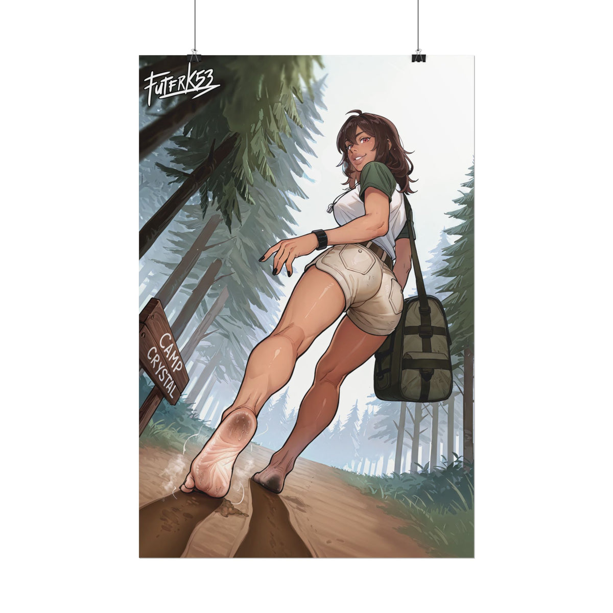 Summer Camp Feet 01, Ms. Marvel Kamala Khan V1 | Rolled Poster Art