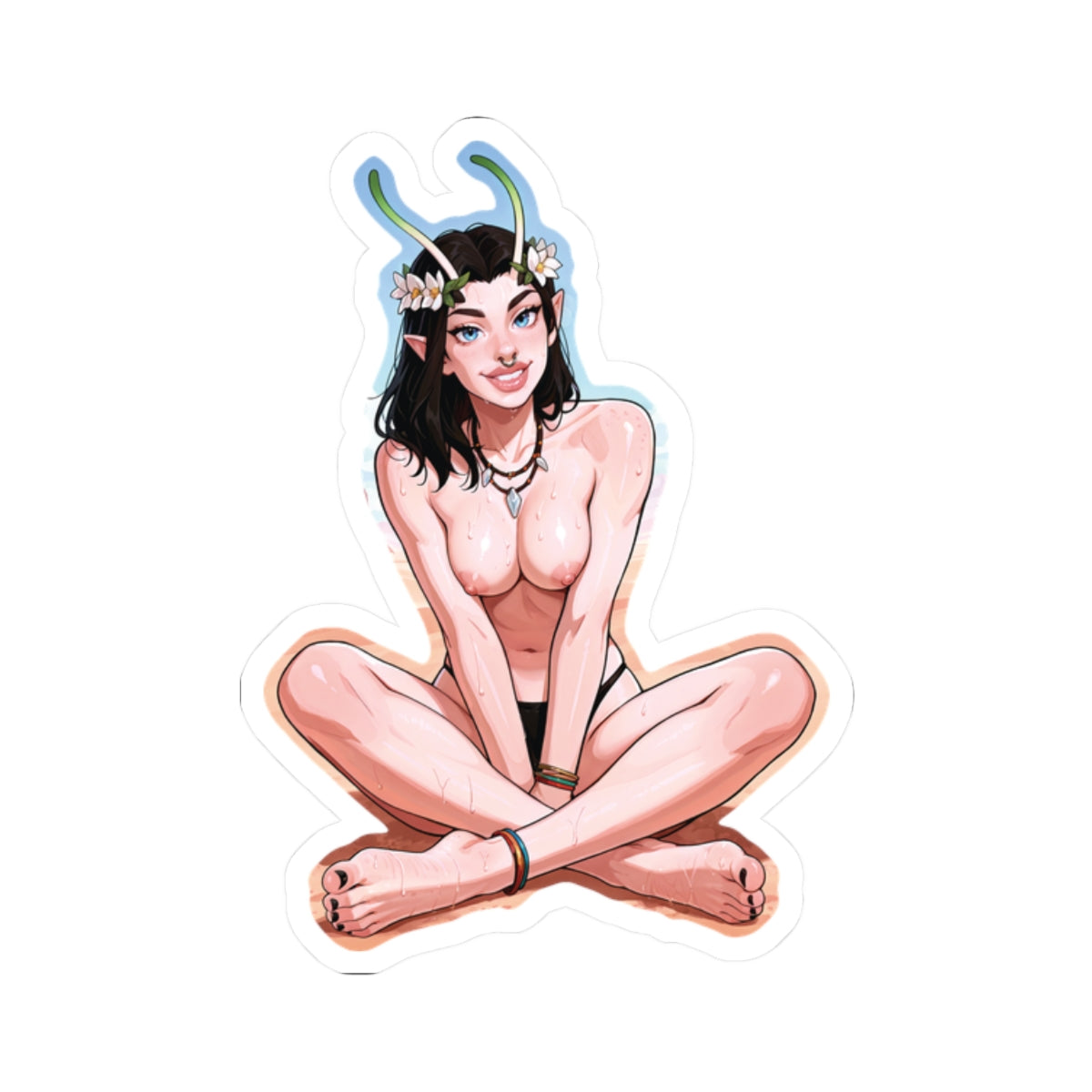 Hippie Girls Feet 01, Mantis V2 | Kiss-Cut Sticker