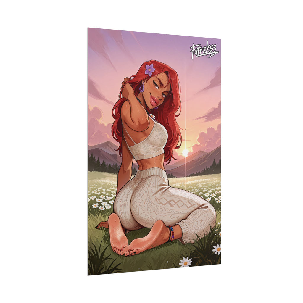 Hippie Girls Feet 10, Roxanne Rover (Human) V1 | Rolled Poster Art