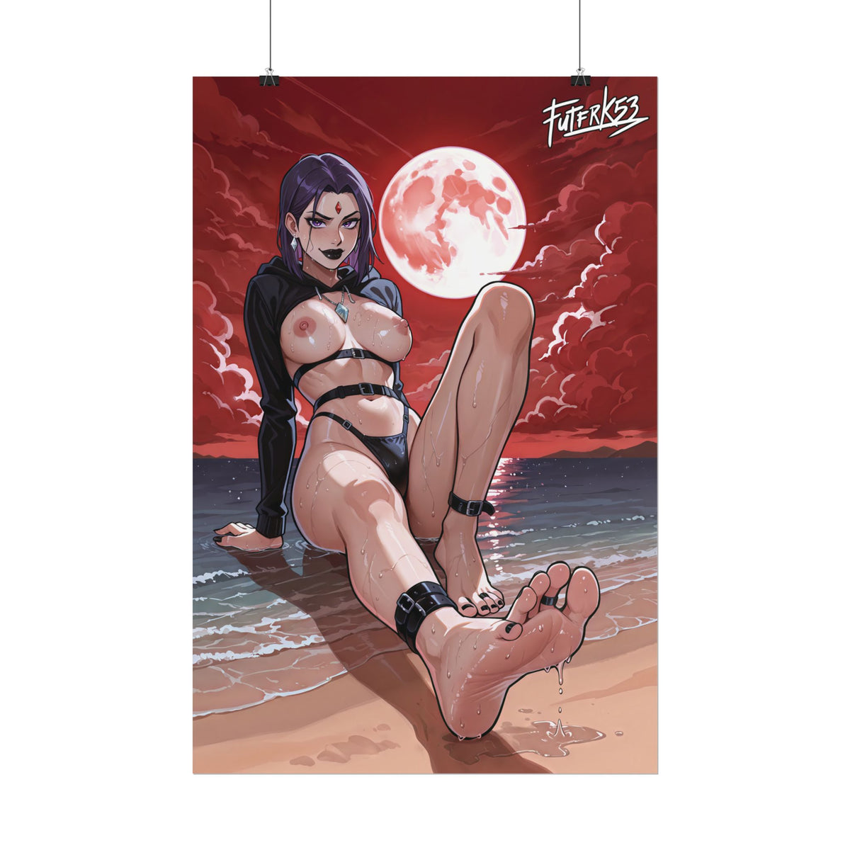 Witching Summer Feet 04, Raven V2 | Rolled Poster Art