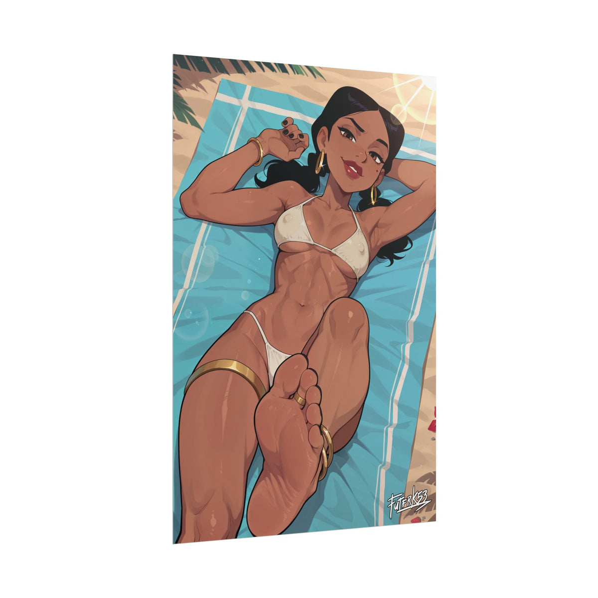 Swimsuit Babes Feet 09, Penny Proud | Rolled Poster Art