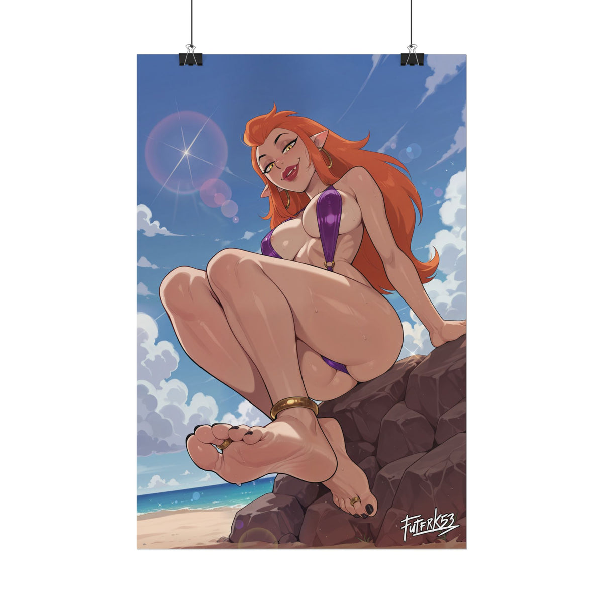 Swimsuit Babes Feet 08, Eda Clawthorne | Rolled Poster Art