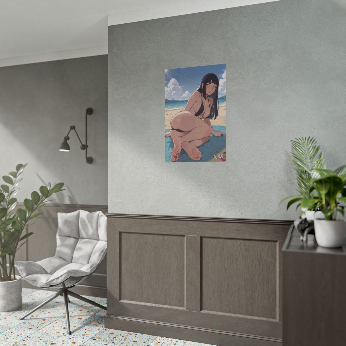 Swimsuit Babes Feet 04, Hinata Hyuga | Rolled Poster Art