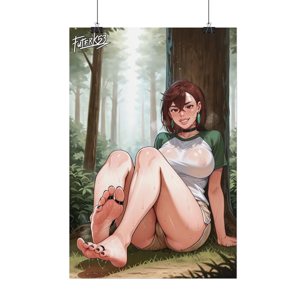 Summer Camp Feet 09, Momo Ayase V1 | Rolled Poster Art