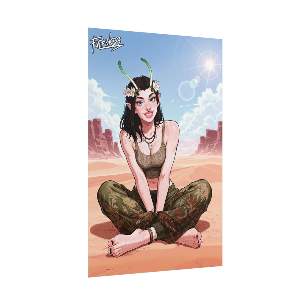 Hippie Girls Feet 01, Mantis V1 | Rolled Poster Art