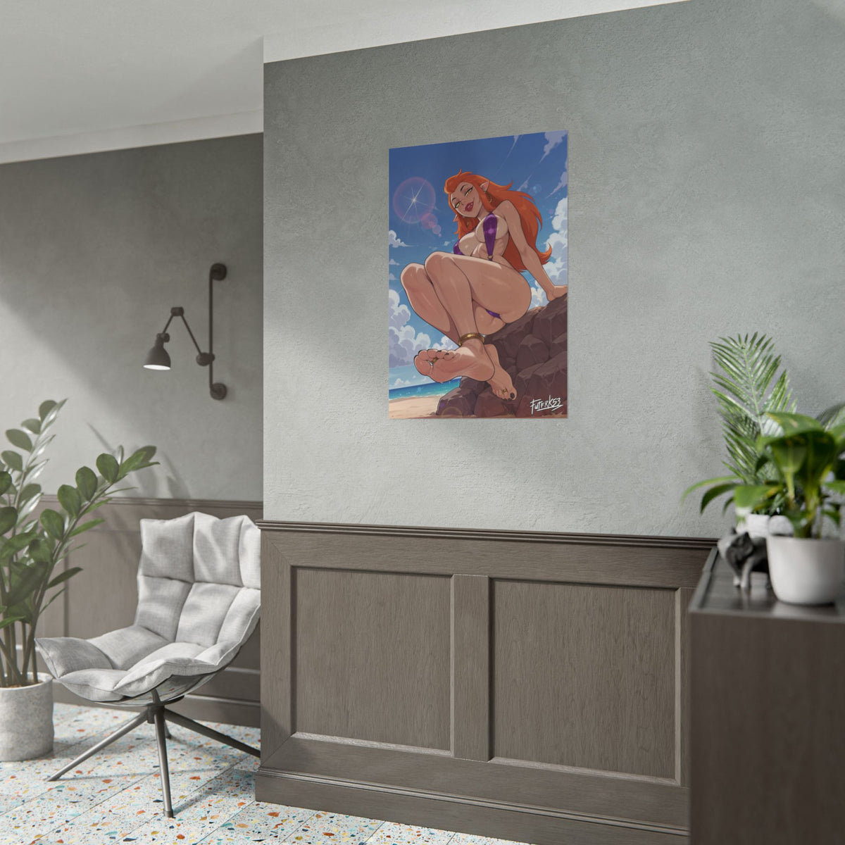 Swimsuit Babes Feet 08, Eda Clawthorne | Rolled Poster Art