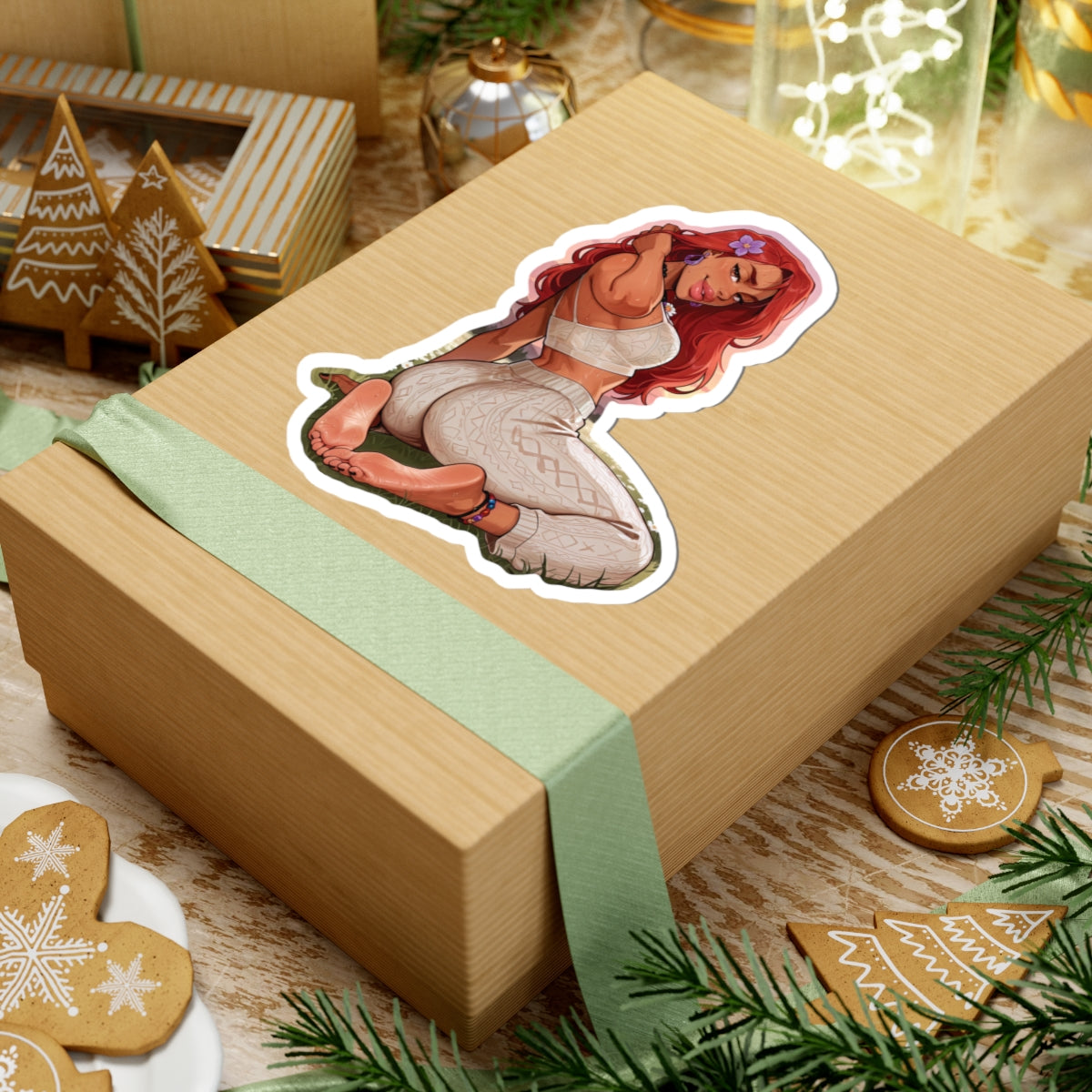 Hippie Girls Feet 10, Roxanne Rover (Human) V1 | Kiss-Cut Sticker