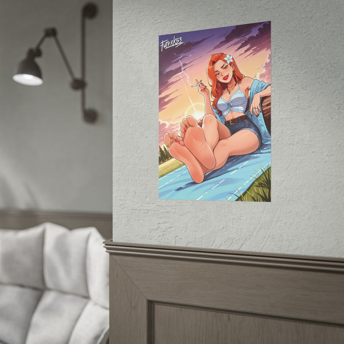 Hippie Girls Feet 03, Daphne (HBO Velma) V1 | Rolled Poster Art