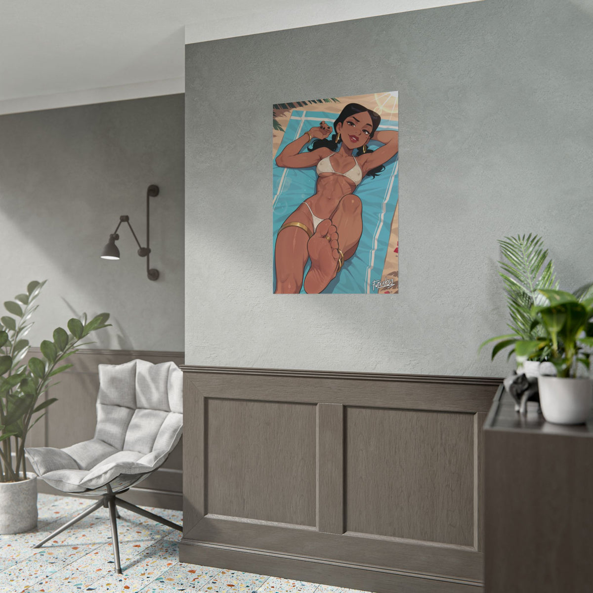 Swimsuit Babes Feet 09, Penny Proud | Rolled Poster Art