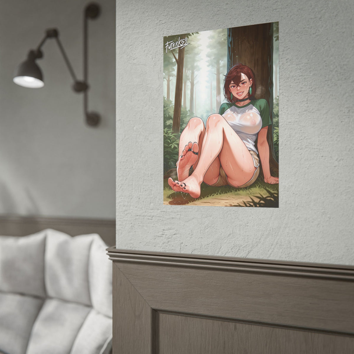 Summer Camp Feet 09, Momo Ayase V1 | Rolled Poster Art