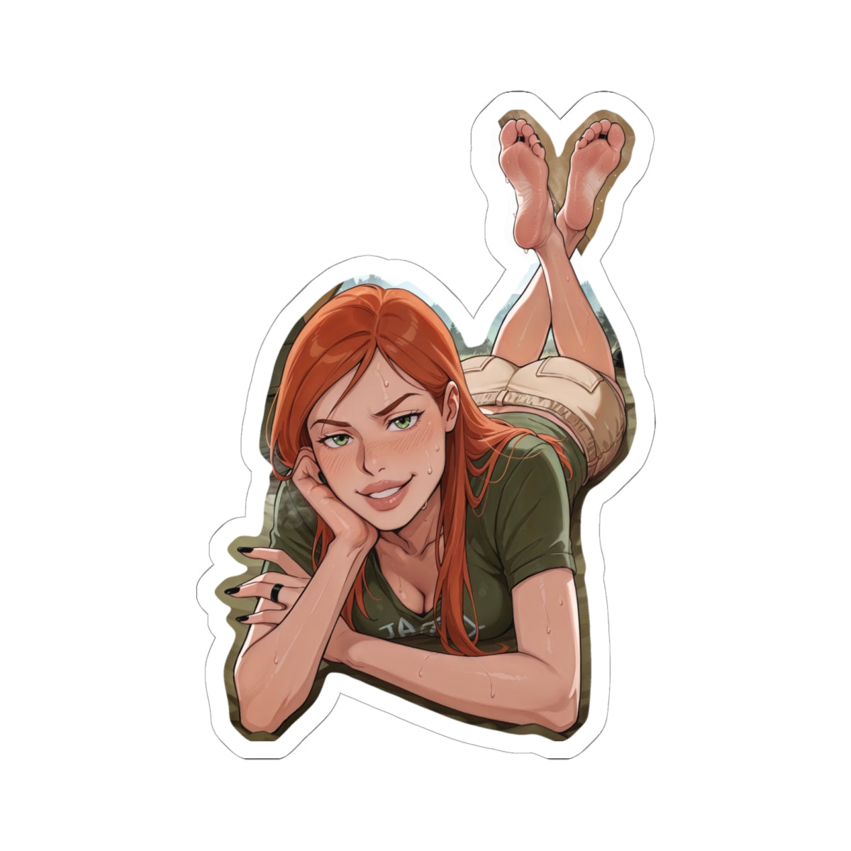 Summer Camp Feet 02, Gwen Tennyson V1 | Kiss-Cut Sticker