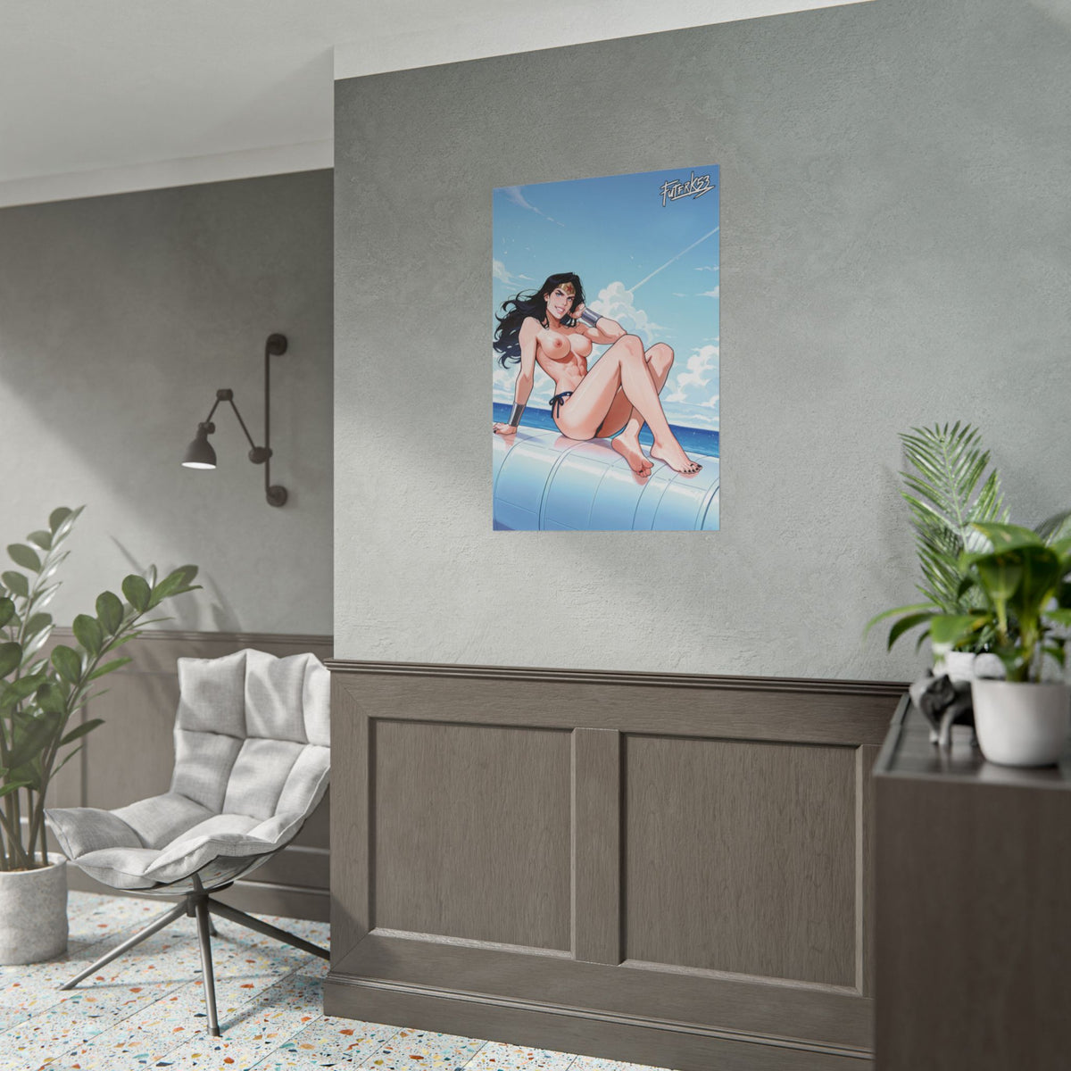 Definitive Series Feet 02, Wonder Woman V2 | Rolled Poster Art