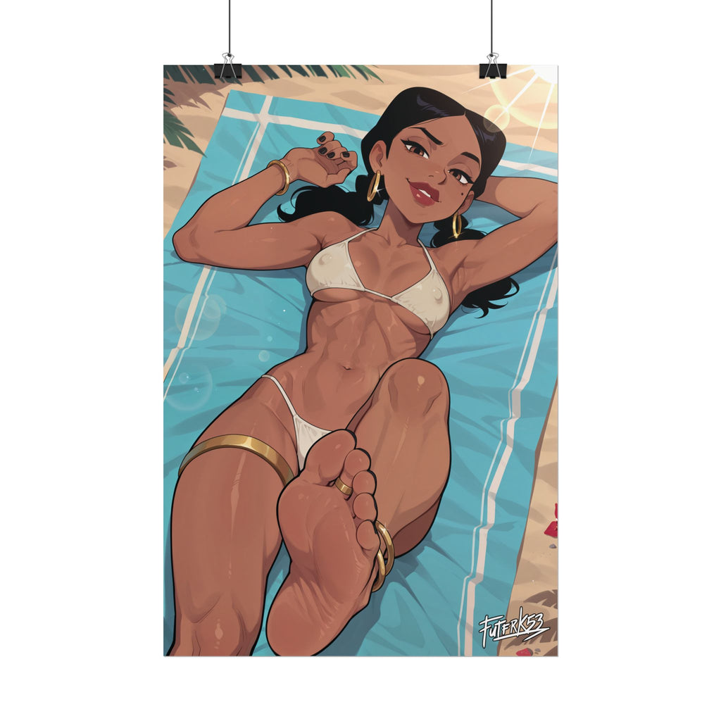 Swimsuit Babes Feet 09, Penny Proud | Rolled Poster Art