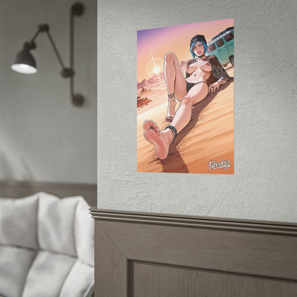 Hippie Girls Feet 07, Chloe V2 | Rolled Poster Art