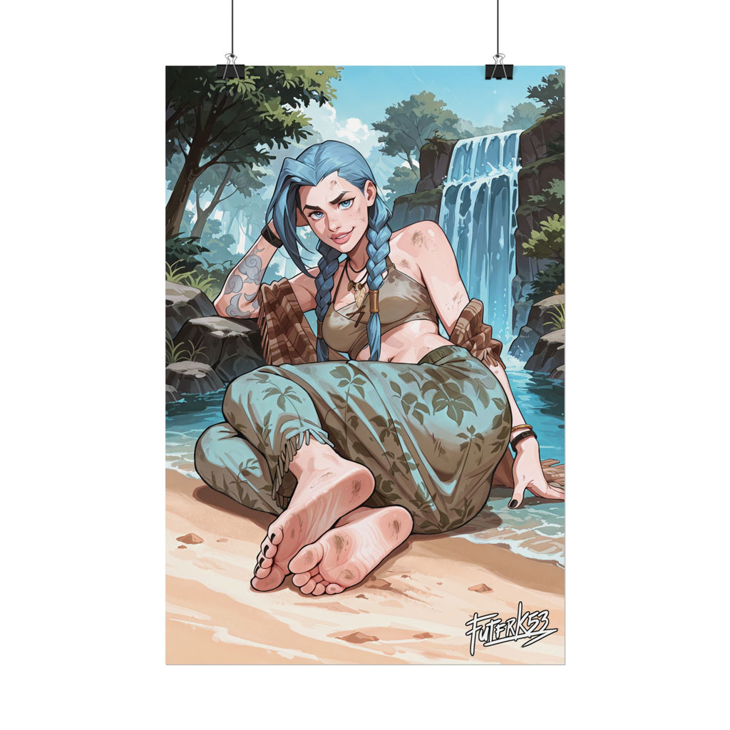Hippie Girls Feet 09, Jinx V1 | Rolled Poster Art