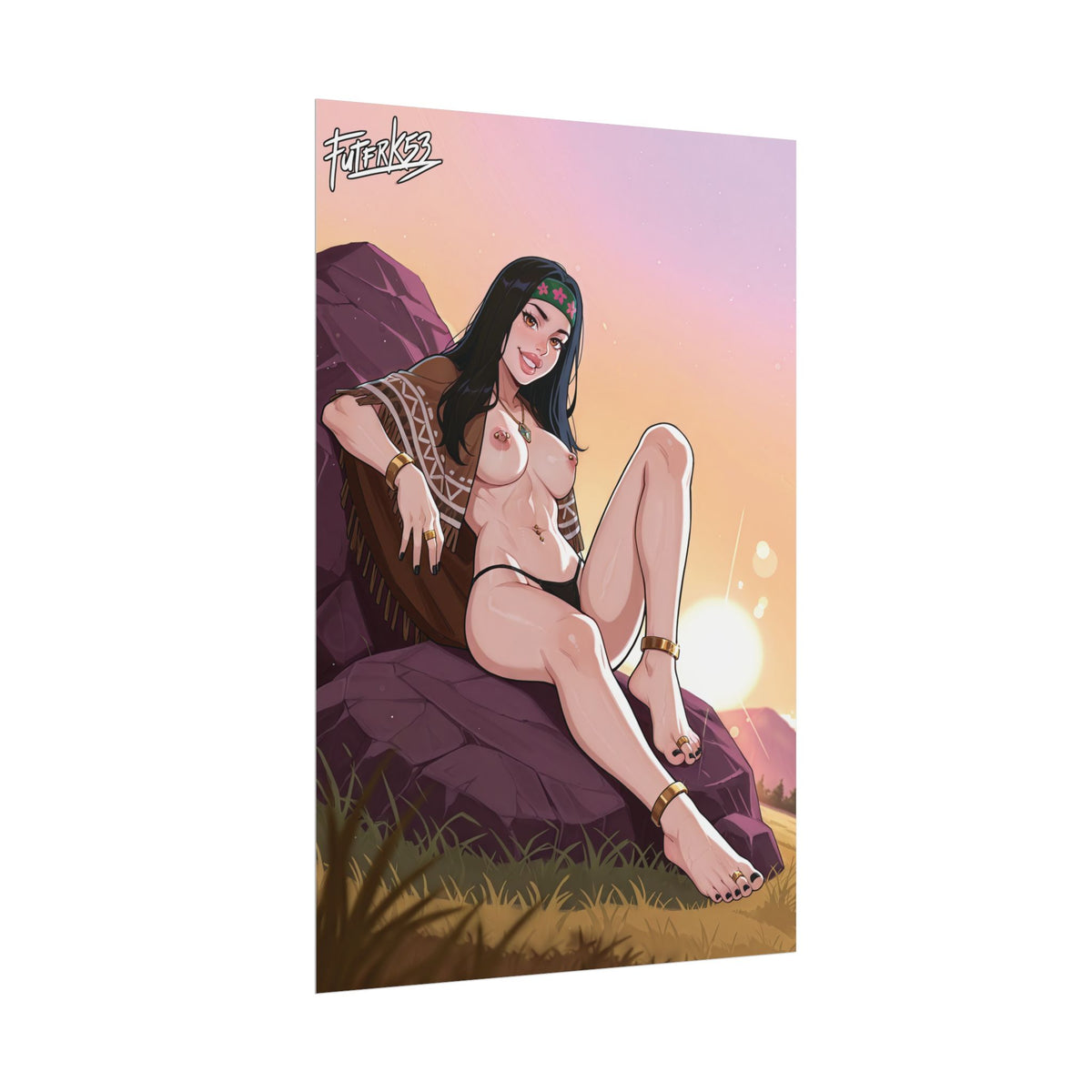 Hippie Girls Feet 04, Hayley Smith V2 | Rolled Poster Art