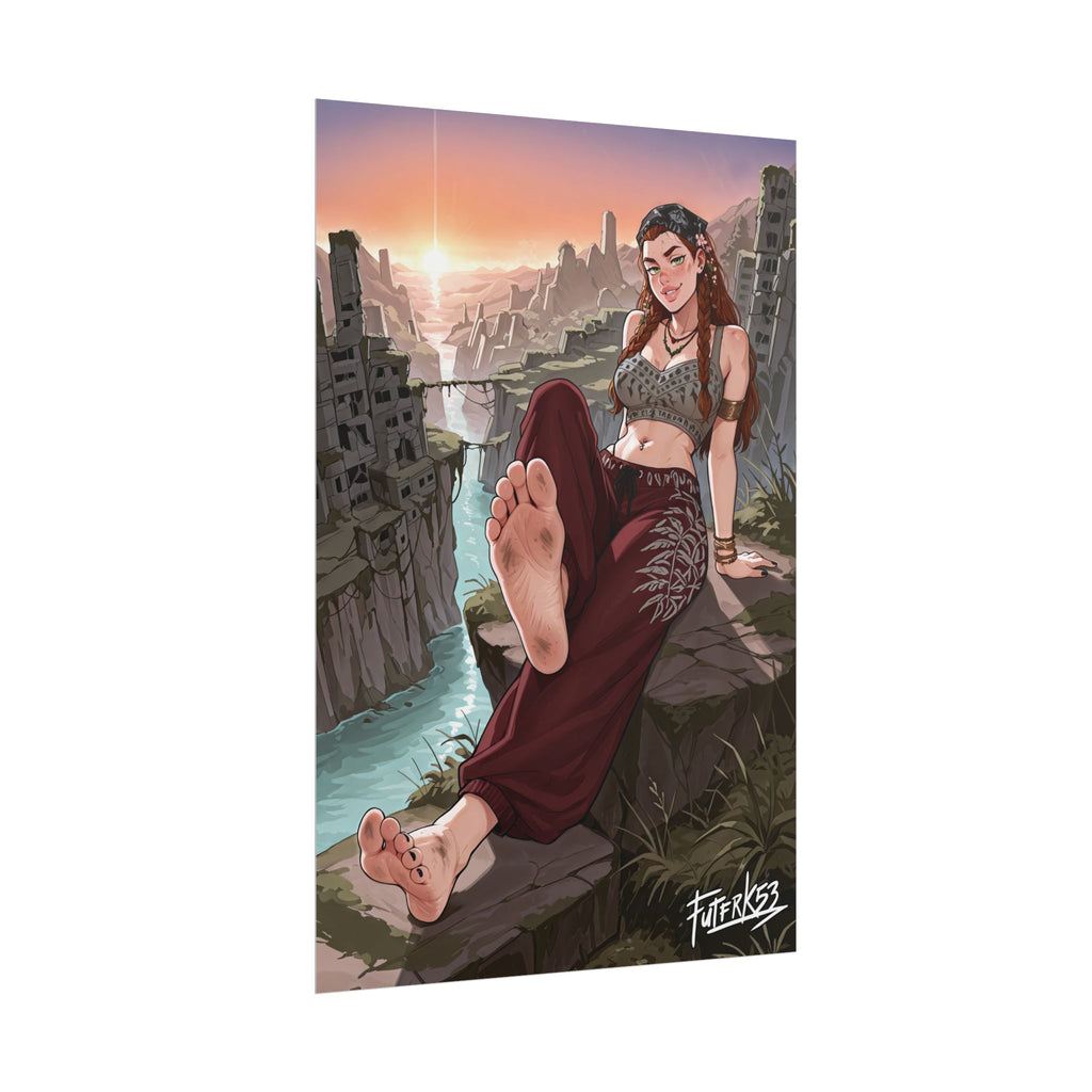 Hippie Girls Feet 02, Aloy V1 | Rolled Poster Art