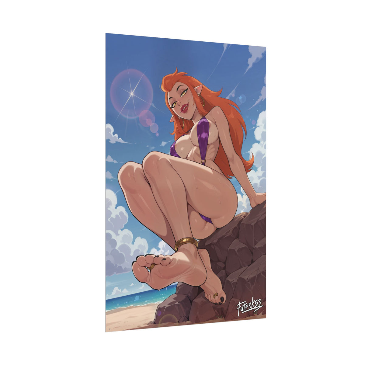Swimsuit Babes Feet 08, Eda Clawthorne | Rolled Poster Art