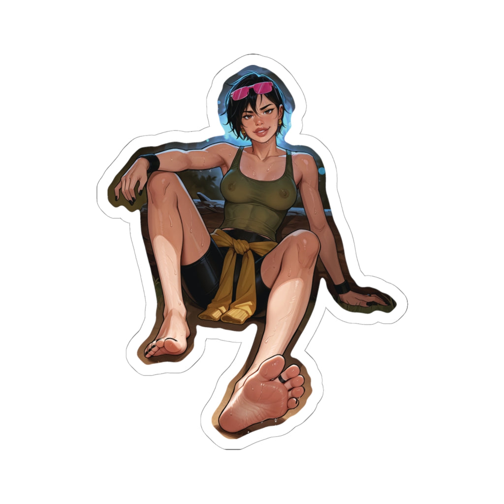 Summer Camp Feet 03, Jubilee V1 | Kiss-Cut Sticker