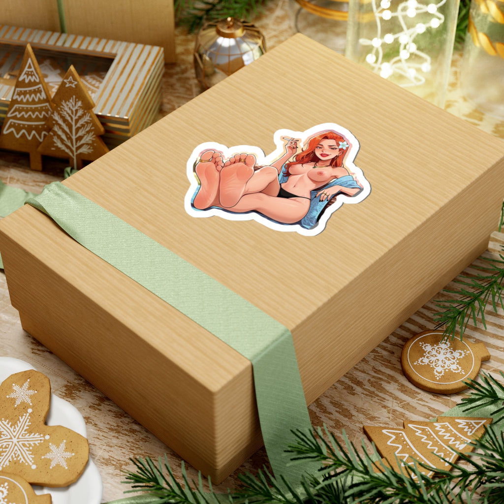 Hippie Girls Feet 03, Daphne (HBO Velma) V2 | Kiss-Cut Sticker