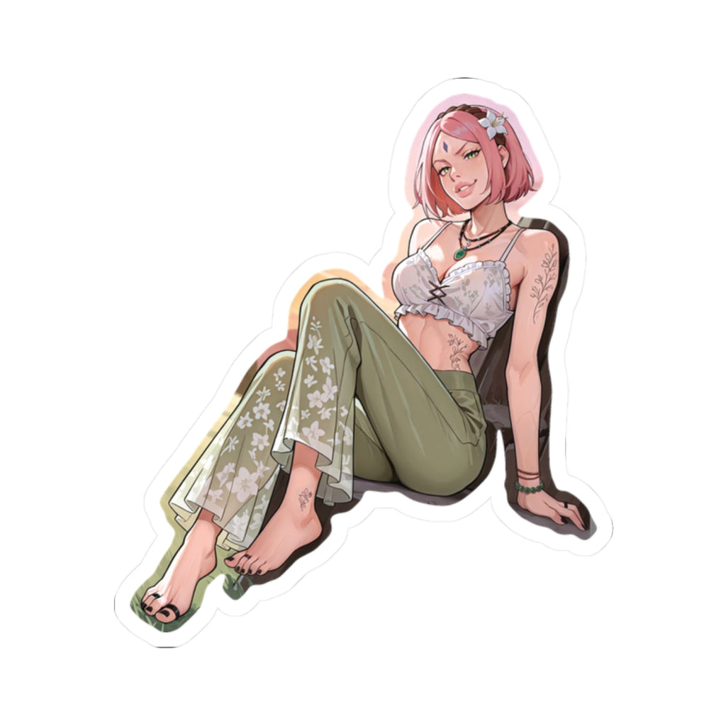 Hippie Girls Feet 06, Sakura V1 | Kiss-Cut Sticker