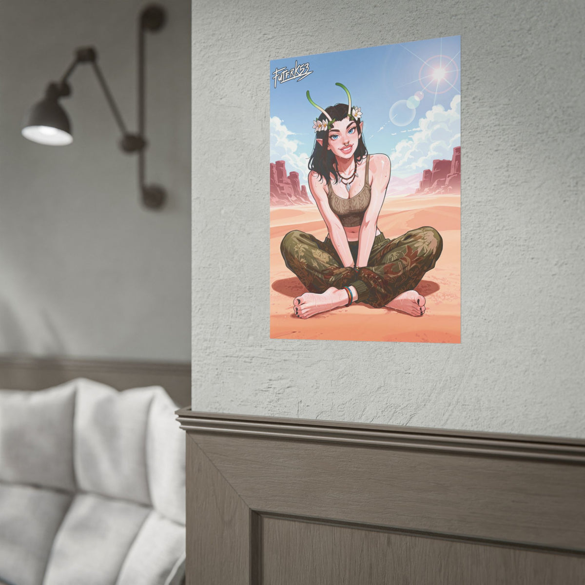 Hippie Girls Feet 01, Mantis V1 | Rolled Poster Art