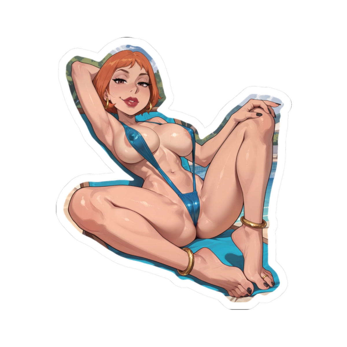 Swimsuit Babes Feet 05, Lois Griffin | Kiss-Cut Sticker
