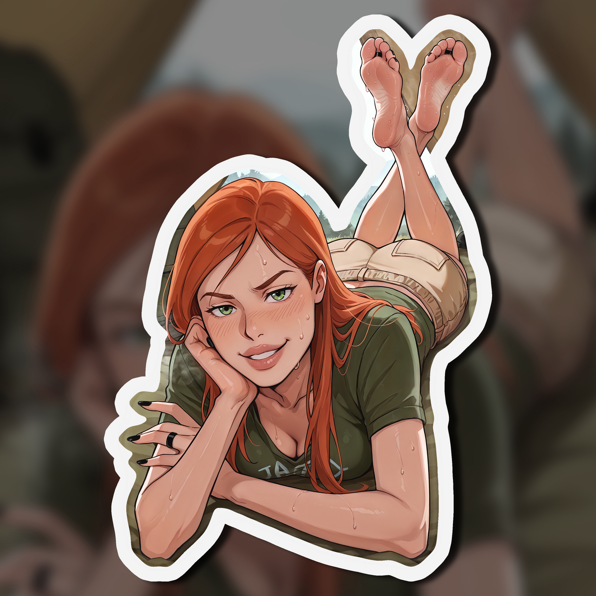 Summer Camp Feet 02, Gwen Tennyson V1 | Kiss-Cut Sticker