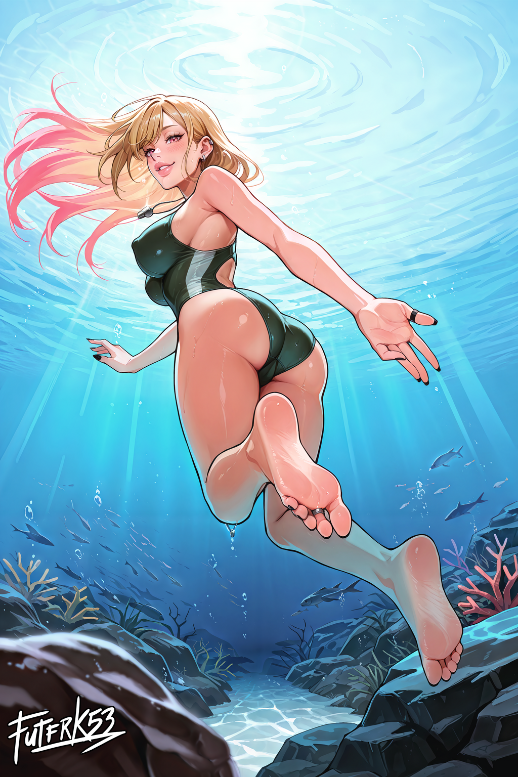 Summer Camp Feet 06, Marin Kitagawa V1 | Rolled Poster Art