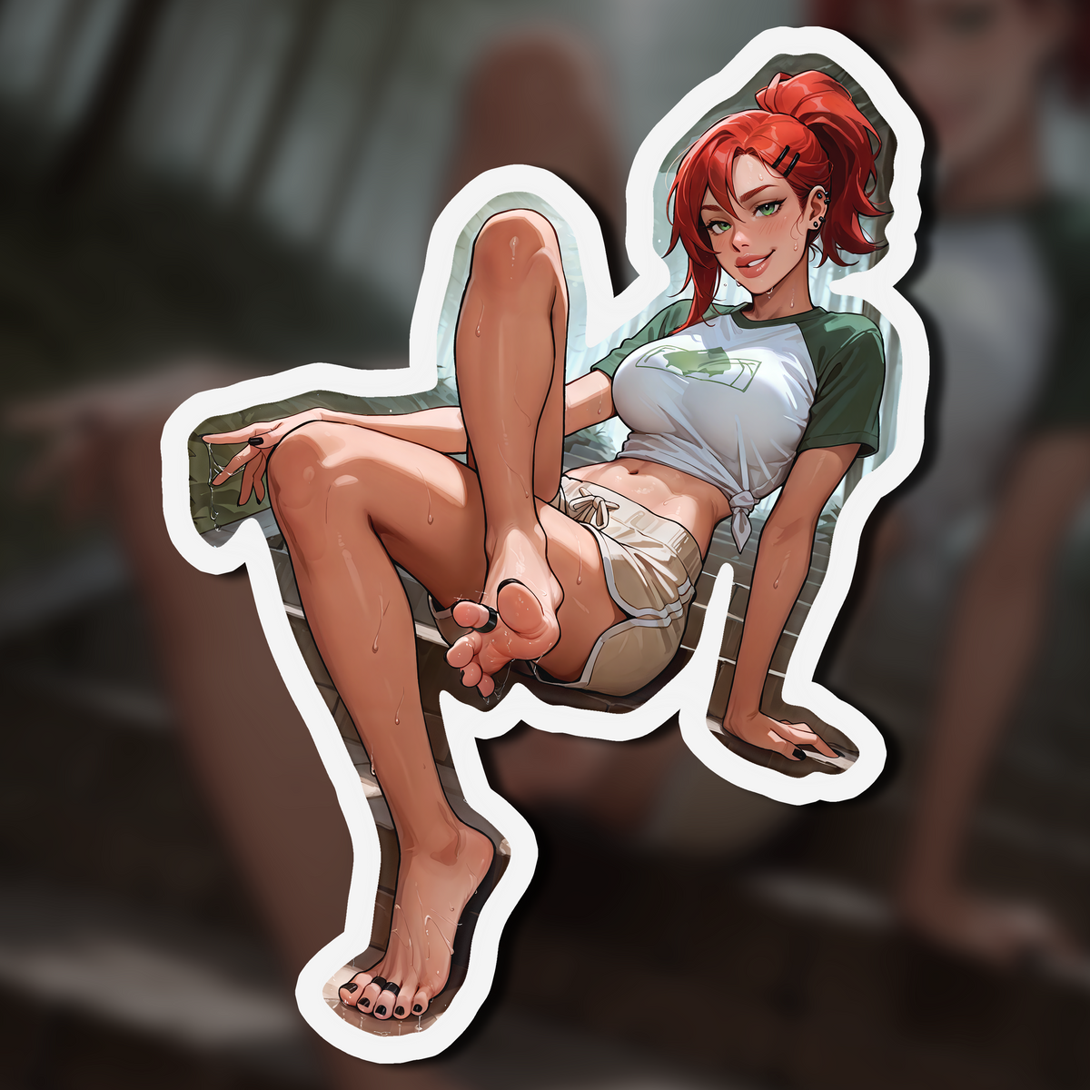 Summer Camp Feet 05, Frankie Foster V1 | Kiss-Cut Sticker