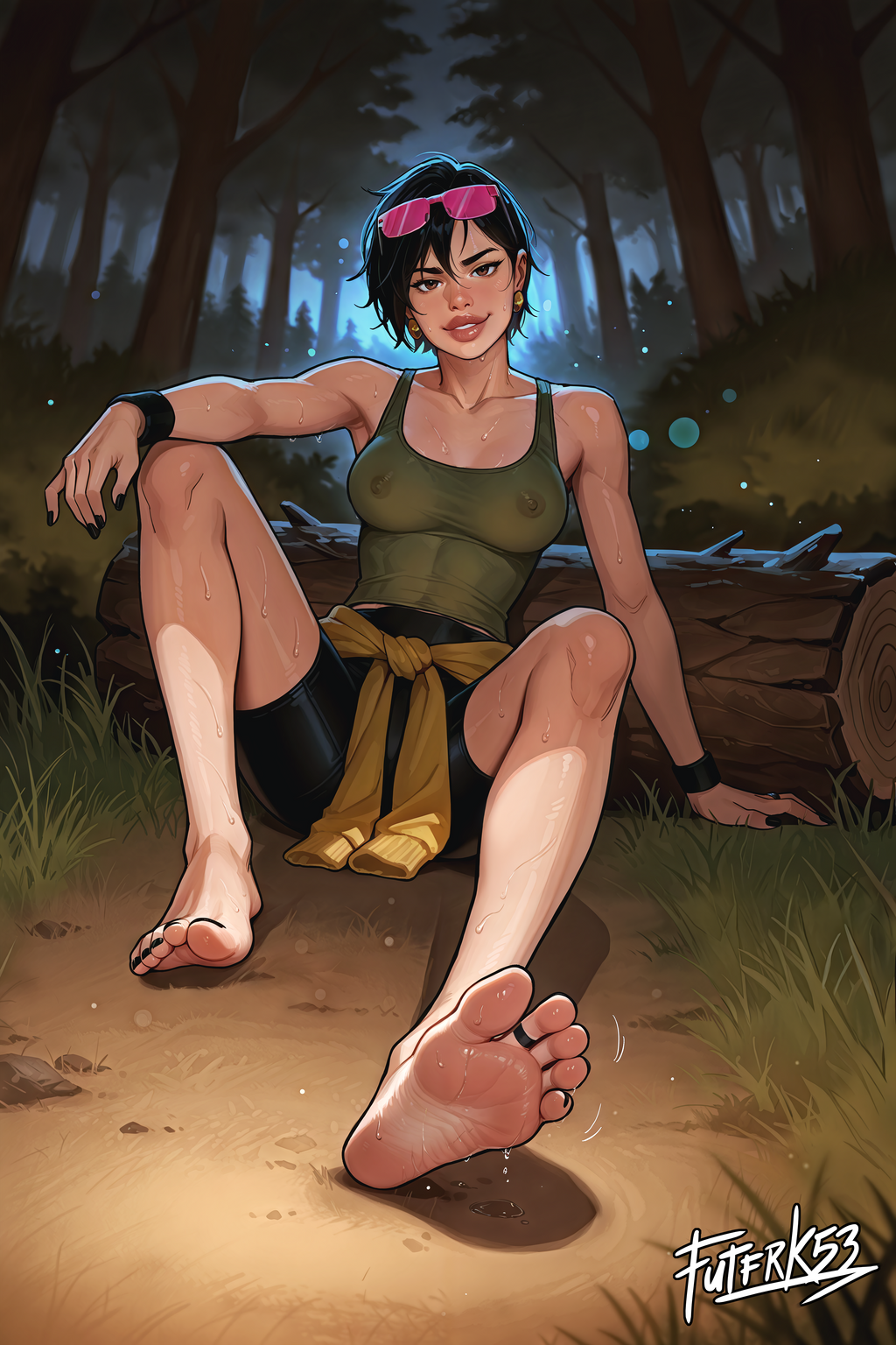 Summer Camp Feet 03, Jubilee V1 | Rolled Poster Art