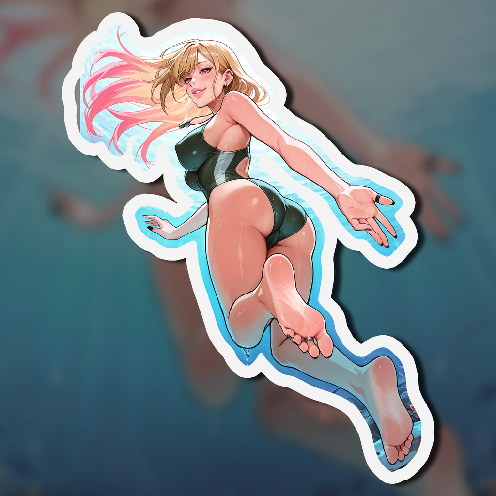 Summer Camp Feet 06, Marin Kitagawa V1 | Kiss-Cut Sticker