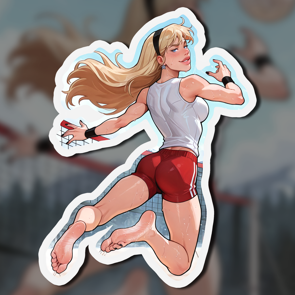 Summer Camp Feet 07, Wonder Girl V1 | Kiss-Cut Sticker
