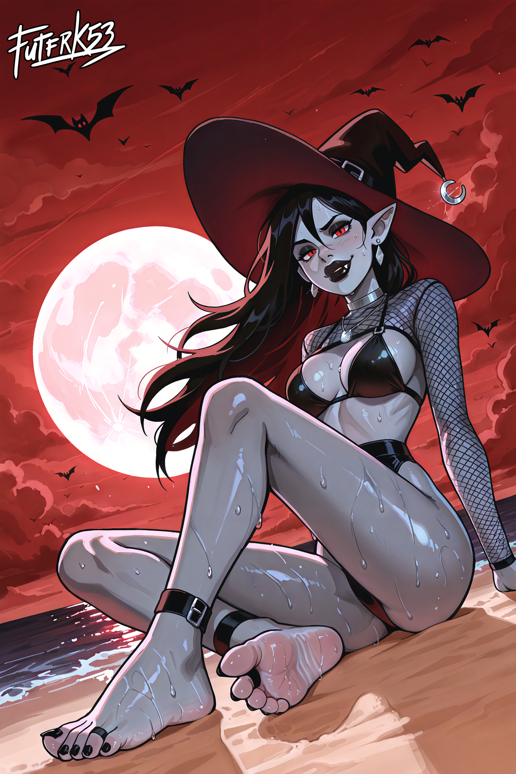 Witching Summer Feet 09, Marceline V1 | Rolled Poster Art