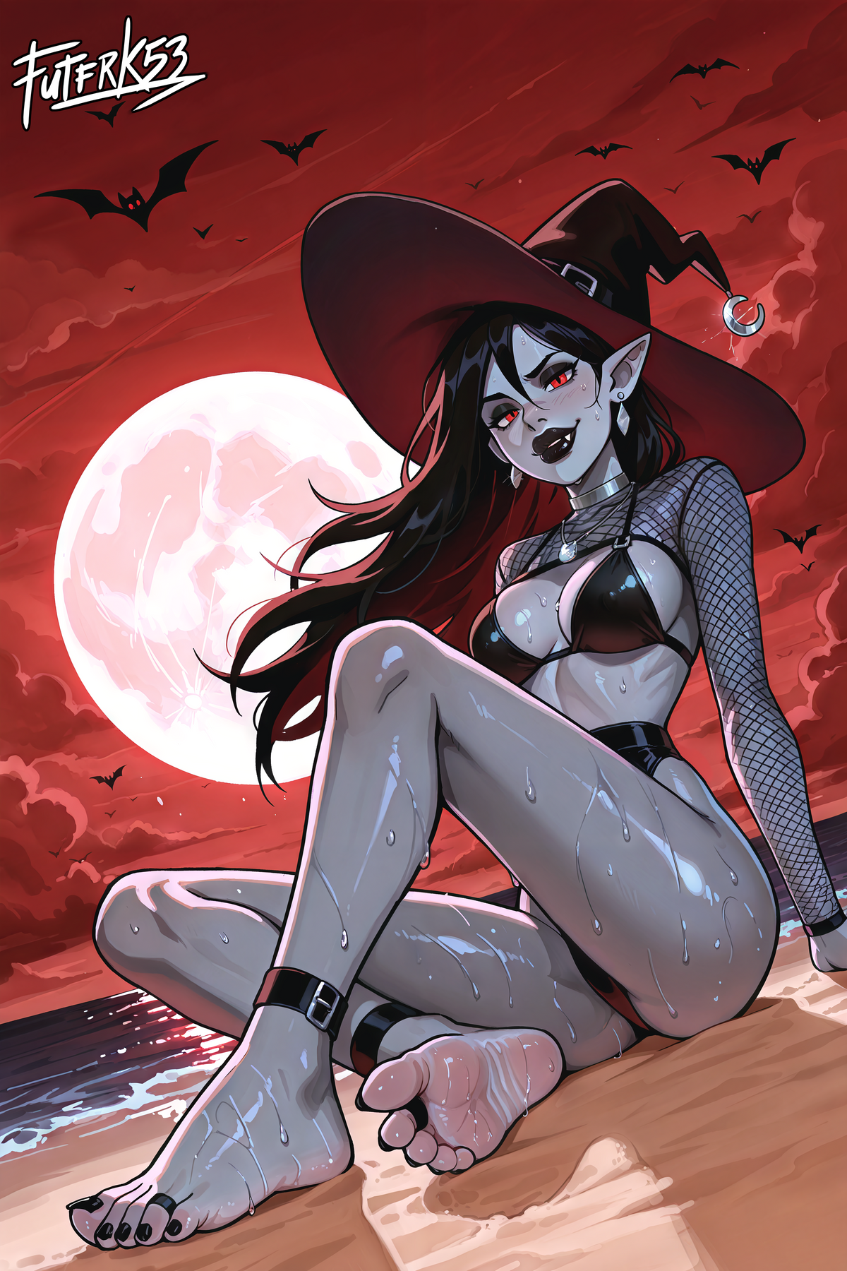 Witching Summer Feet 09, Marceline V1 | Rolled Poster Art