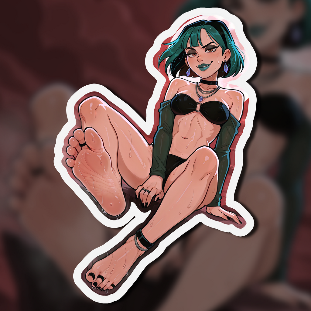 Witching Summer Feet 06, Gwen V1 | Kiss-Cut Sticker