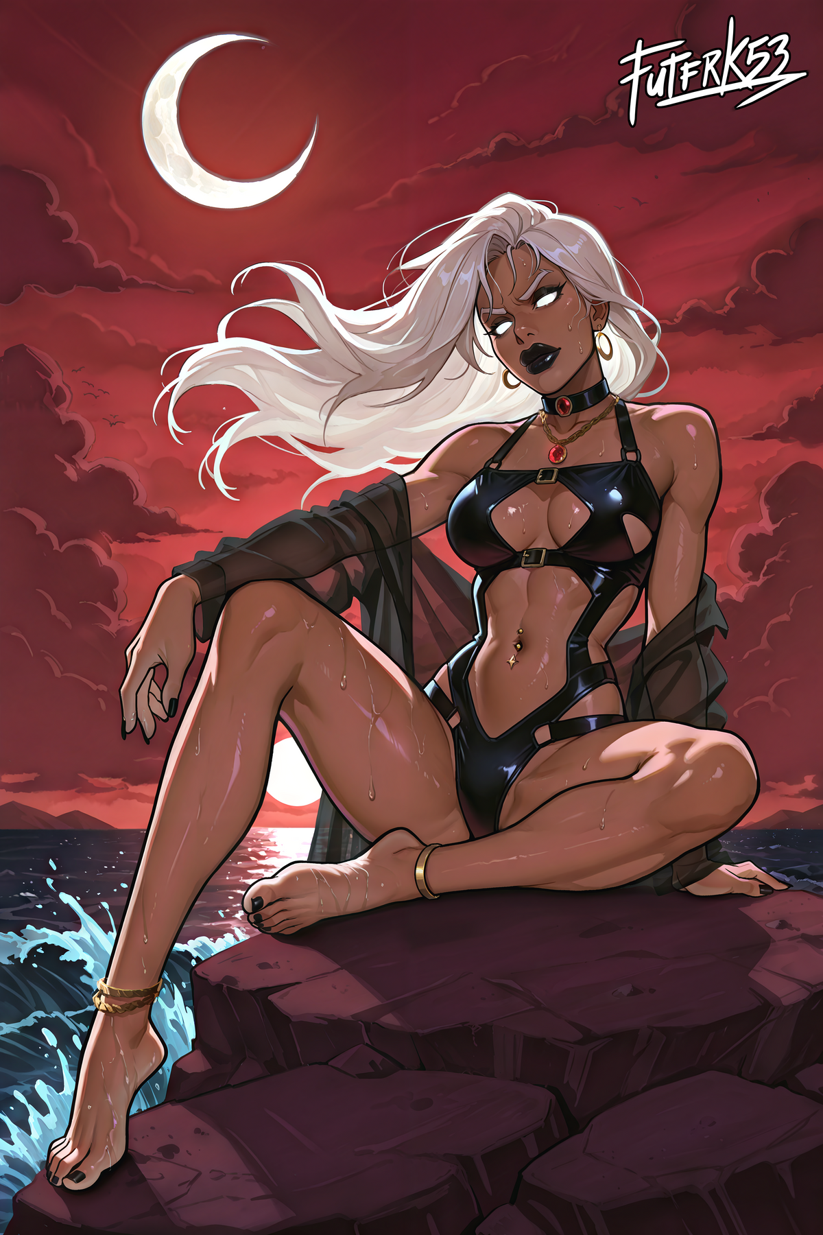 Witching Summer Feet 03, Storm V1 | Rolled Poster Art