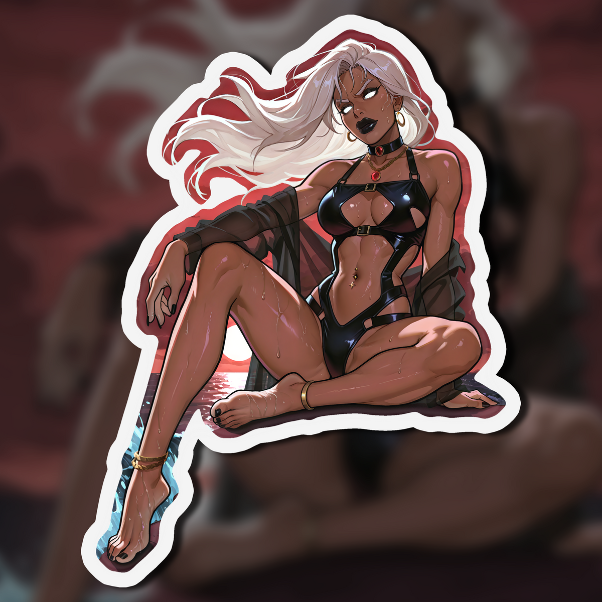 Witching Summer Feet 03, Storm V1 | Kiss-Cut Sticker