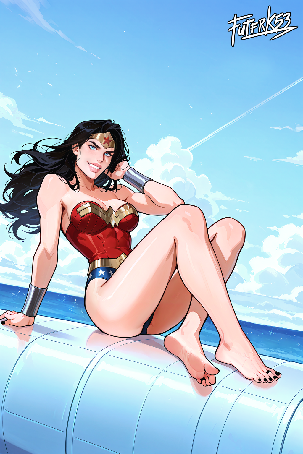 Definitive Series Feet 02, Wonder Woman V1 | Rolled Poster Art