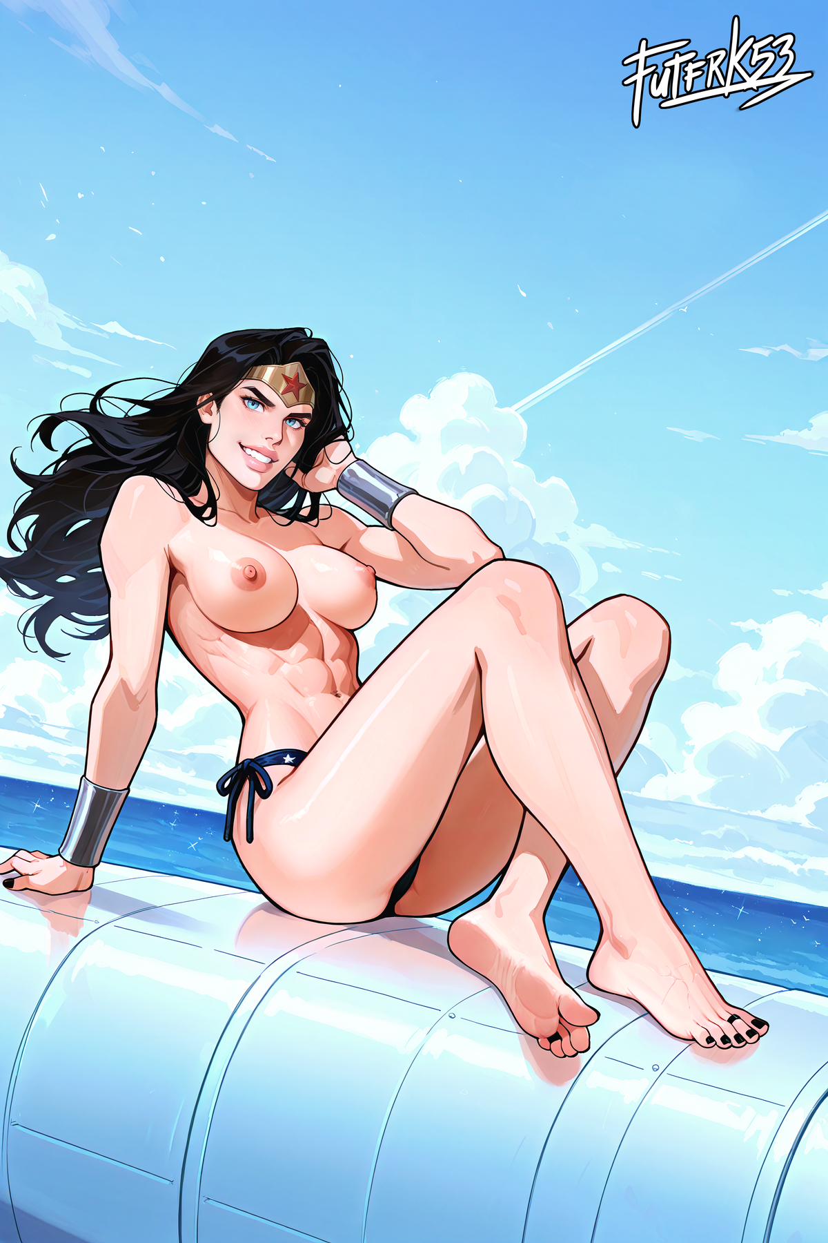 Definitive Series Feet 02, Wonder Woman V2 | Rolled Poster Art