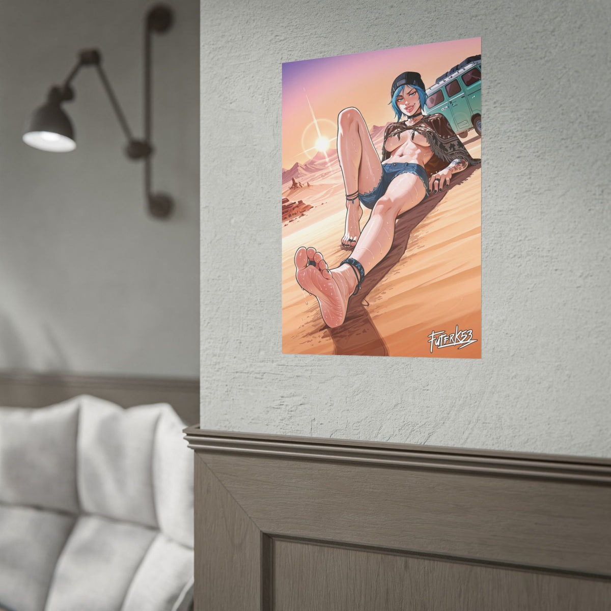 Hippie Girls Feet 07, Chloe V1 | Rolled Poster Art