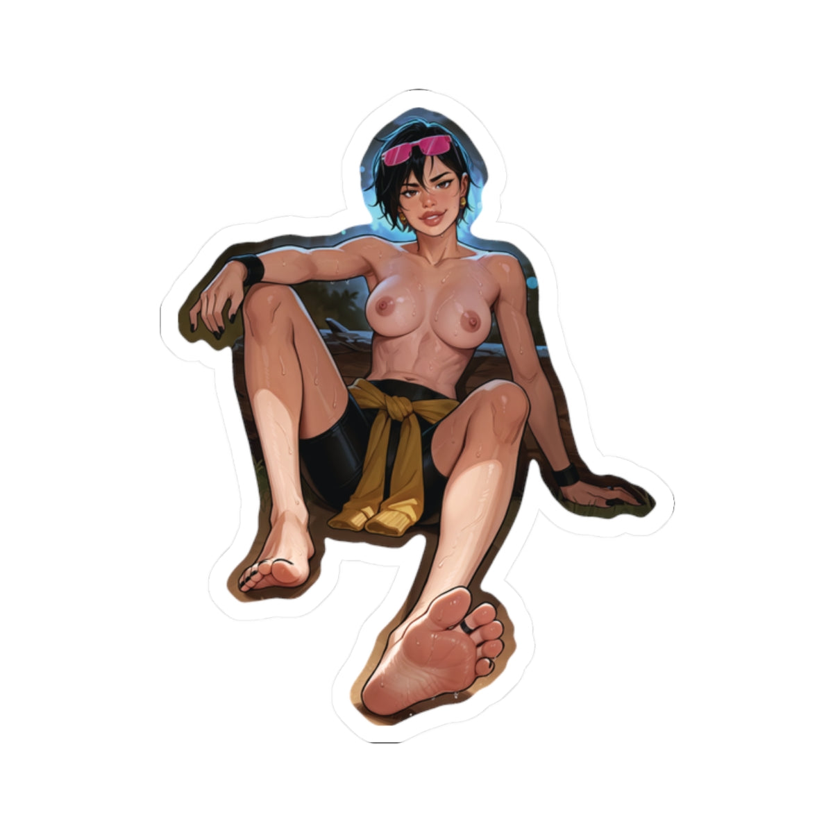 Summer Camp Feet 03, Jubilee V2 | Kiss-Cut Sticker
