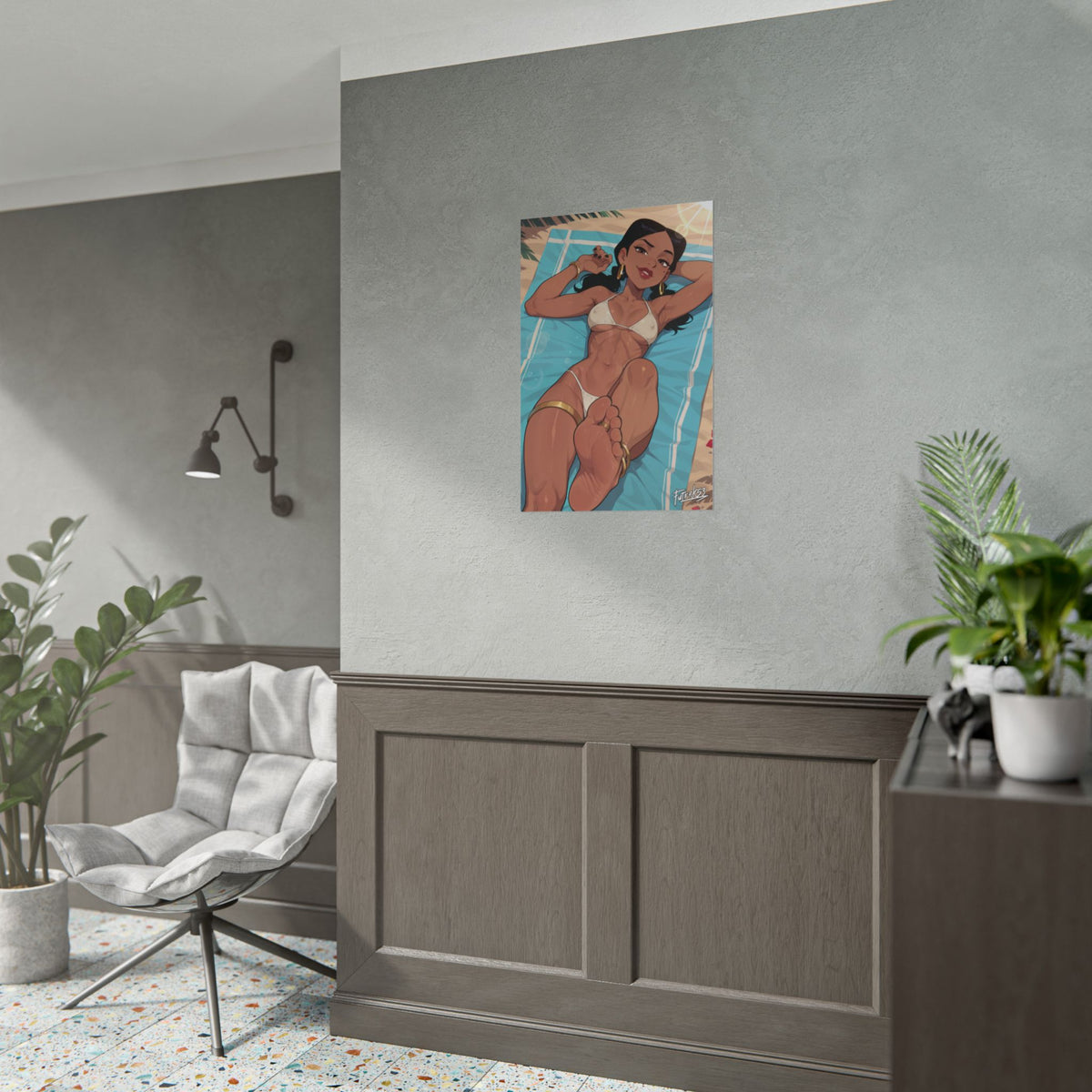 Swimsuit Babes Feet 09, Penny Proud | Rolled Poster Art